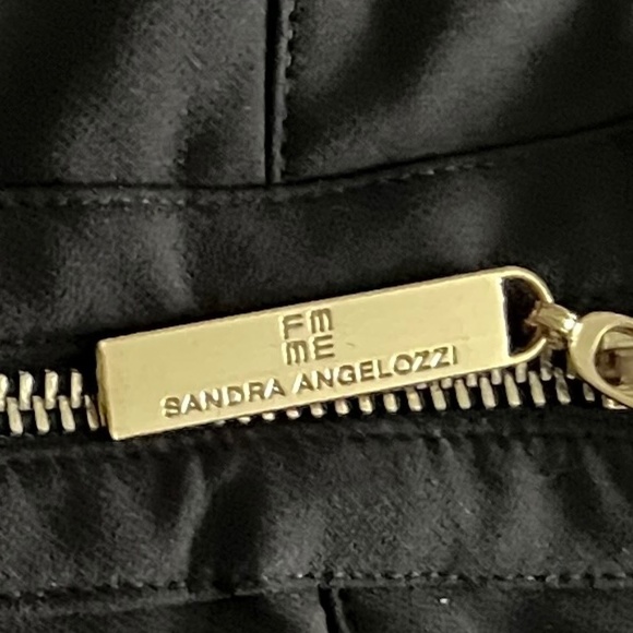 Sandra Angelozzi - Black Panelled Pencil Skirt - Size 34 (XS) - Picture 7 of 15